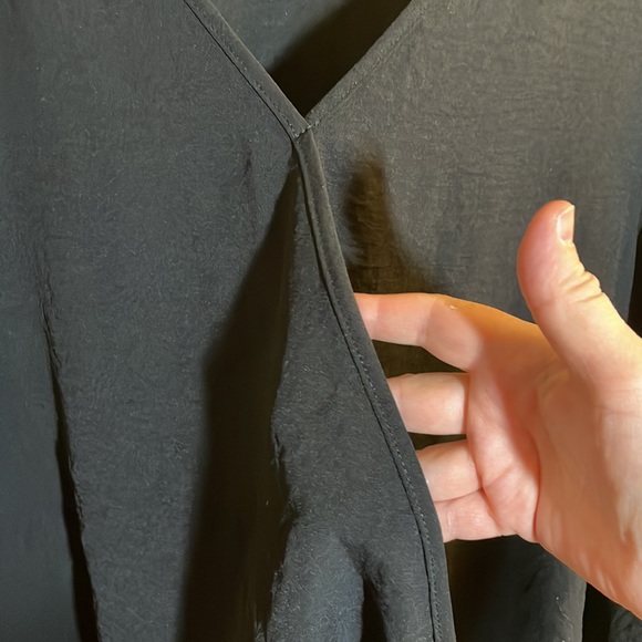 Entro Black low high top bishop sleeves size L - Picture 5 of 11